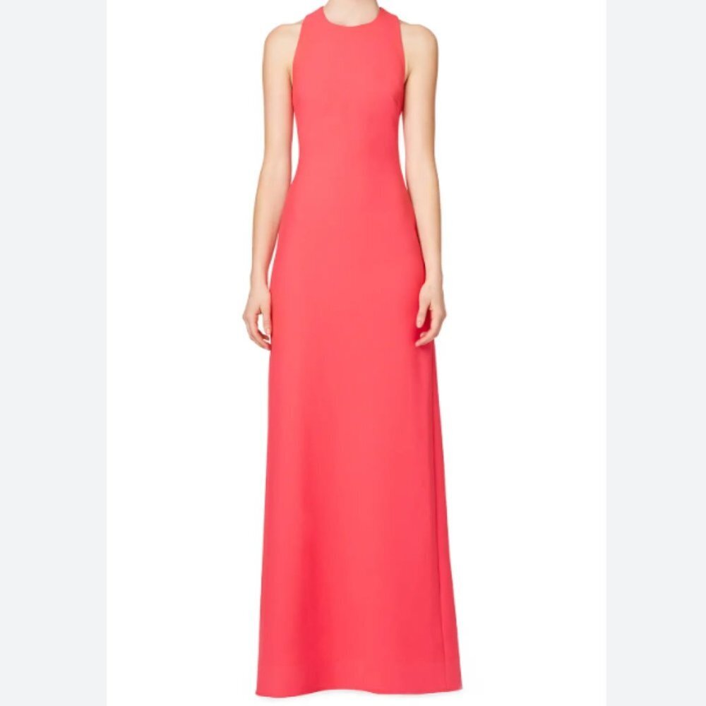 Elizabeth and James sleek cut out gown in salmon size 6